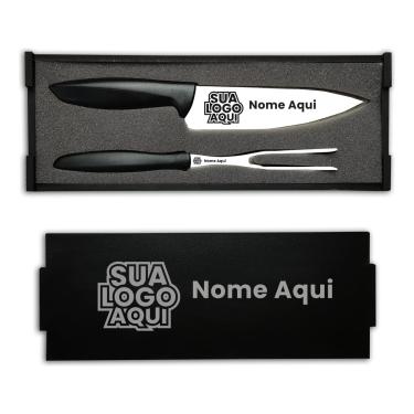 Imagem de Faca e Garfo + Estojo MDF Personalizados, Kit Para Churrasco, Festa, Casamento, Sogro Ou Pai, Etc,