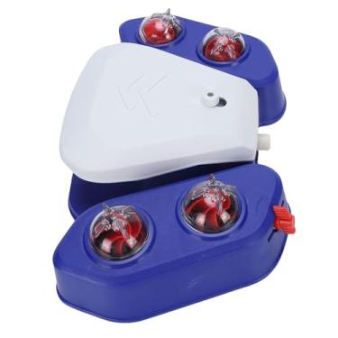 Imagem de AYNEFY Fonte Potável para Animais de Estimação Ativada por Patas, Dispensador de água para Cães Ao Ar Livre Com Recurso de Pulverização para Jardim e Acampamento (Azul)