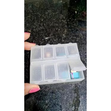 Imagem de Kit 20 Porta Comprimidos Semanal