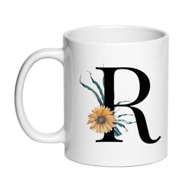 Imagem de SIUNY Canecas de café personalizadas R Gifts - Novidade presente monograma xícara de chá para mulheres, presente de aniversário de Natal para sua esposa, dia da mãe, avó, namorada, amizade, noiva dama