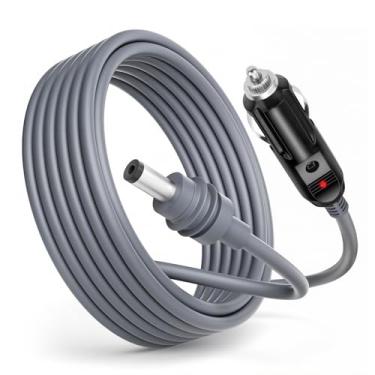 Imagem de Cabo Carregador S tarlink Mini USB-C Plug DC e Isqueiro Veicular 12V 24V Fonte Powerbank Celular Roteador Internet Satélite Cabo Portátil 2M