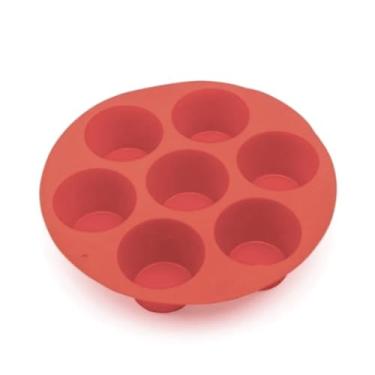 Imagem de Forma de Cupcake para Air Fryer, Molde para Muffins, Acessório para Fritadeira Elétrica - Cores Sortidas