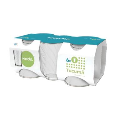 Imagem de Jogo De Copos Multiuso De Vidro Tacumã 190Ml 06 Un - Nadir