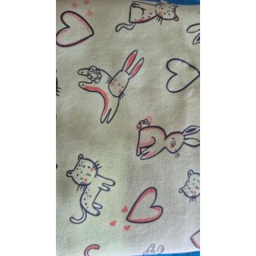 Imagem de Saco de Bebe Pijama Malha Meia Estação Suedine 100% Algodão Estampado 