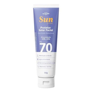 Imagem de Protetor Solar Sun Prime Facial FPS 70 – 50g, Alta Proteção, Toque Seco, Oil Free