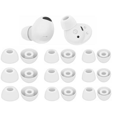 Imagem de Pontas auriculares compatíveis com Galaxy Buds 2 Pro SM-R510 9 pares brancos
