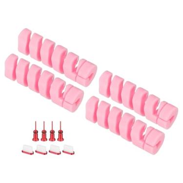 Imagem de PATIKIL Conjunto de protetores USB à prova de poeira, 12 peças Tipo-C plugues de poeira fone de ouvido tampas de poeira capa de porta de carregamento protetor de cabo para laptops, desktops