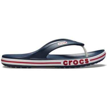Imagem de Chinelo Bayaband Flip Crocs, Adulto Unissex, Navy/Pepper, 38