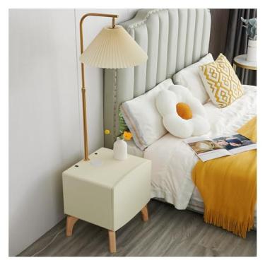 Imagem de Luminária de chão Abajur com mesa, de cabeceira gaveta, porta USB, lateral abajur acoplado, final luz leitura para sala estar e quarto