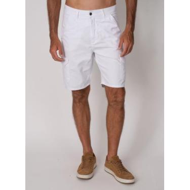 Imagem de Bermuda Sarja Aleatory Go Branca, Branco, 44