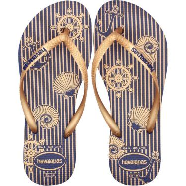 Imagem de Chinelo de Dedo Havaianas Slim Nautical Feminino