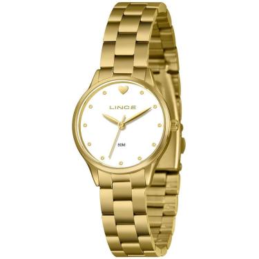 Imagem de Relógio Lince Feminino Ref: Lrgh291l30 B1kx Coração Dourado