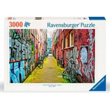 Imagem de Puzzle 3000 peças Arte na Rua Ravensburger 12000807 - Grow