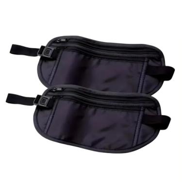 Imagem de Kit 2 Pochete Doleira, Porta Dinheiro Notas Viagem Internacional Anti Roubo Invisível Segura Imperméavel Para Celular Cartão Chaves
