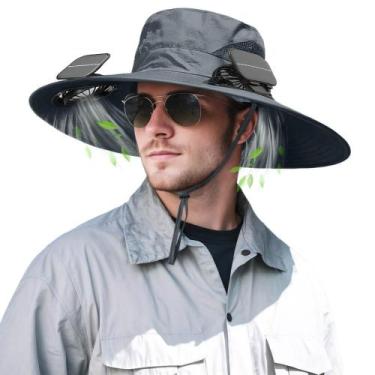 Imagem de Ventiladores duplos Hat InKarts Solar Power UPF 50+ ao ar livre