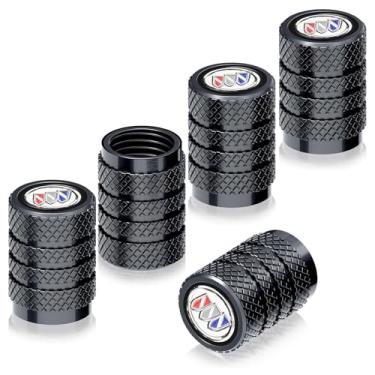 Imagem de Tampa da haste da válvula de pneu universal para Buick Lacrosse Encore Regal Verano Envision Excelle Electra Century Caballero Allure Apollo acessórios para carro, caminhão, motocicleta, bicicleta