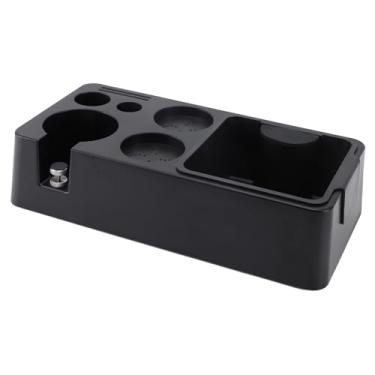 Imagem de aqxreight Caixa de Batida de café de Grande Capacidade, Suporte de Calcadeira de café, Estação de Compactação para Bar Doméstico, Preto