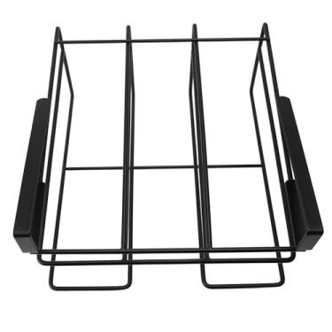 Imagem de TOPINCN Rack de Tábua de Cortar Pendurado Em Aço Carbono, Sob o Armário Placa de Corte Tampa do Pote Tábua de Cortar Suporte de Tampa de Panela para Tábua de Cortar Prateleira de