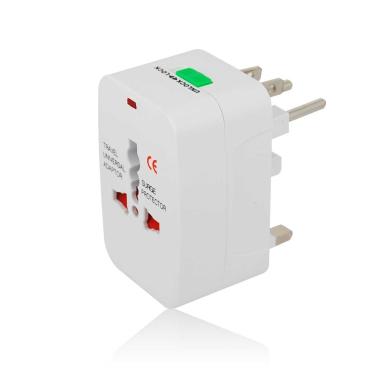 Imagem de Adaptador Internacional Universal de Tomada Europeu AmericanoBranco 1052