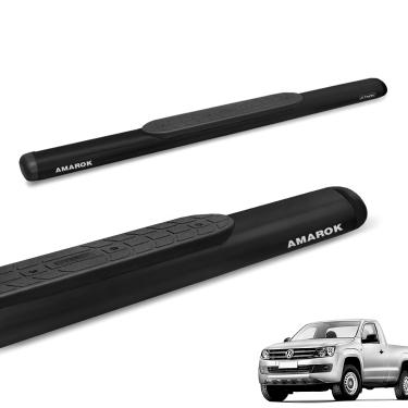 Imagem de Estribo Lateral Amarok CS 2010 a 2025 Oval Oblongo Preto