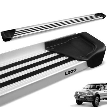 Imagem de Estribo Lateral L200 Sport Outdoor 2004 a 2012 Aluminio Natural A1
