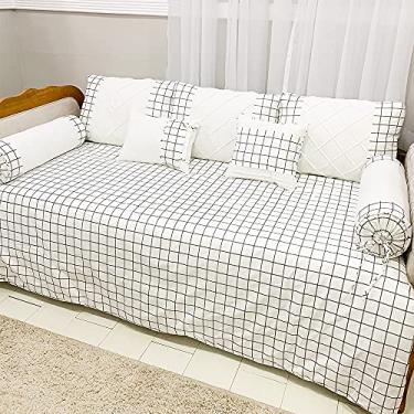 Imagem de Sofá Cama 8 Peças Boston Preto, Biramar Baby, Preto, pacote de 8