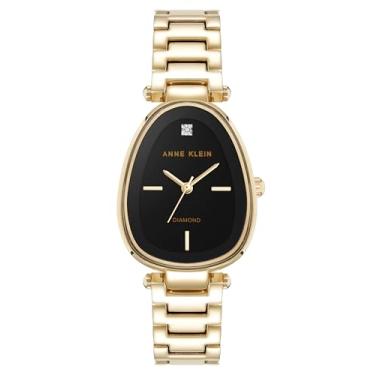 Imagem de Anne Klein Relógio feminino genuíno com mostrador de diamante