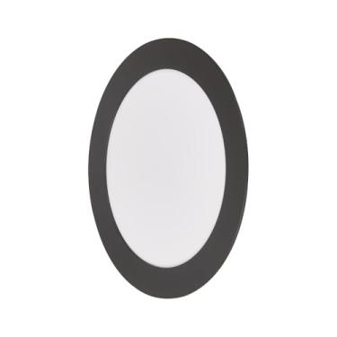 Imagem de Painel LED Play Embutir Redondo 12W Bivolt 6.500K - Preto