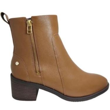 Imagem de Bota Feminina Casual Cano Baixo Com Zíper Ramarim 2359102-Feminino