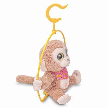 Imagem de Pelúcia Macaco Divertido Com Mecanismo Dançante Repete A Fala 25cm  - 