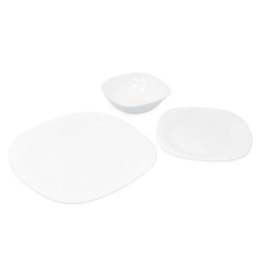 Imagem de Jogo Tigelas Vidro Opalino Branco 12 Pcs - Mabel