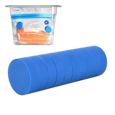 Imagem de Pesos de Sous Vide,Ímãs de Sous Vide | 4 peças de ímãs revestidos de silicone acessórios sous vide | Acessório de cozimento de baixa temperatura com ímãs ponderados duráveis ​​para máquinas Sous Vide