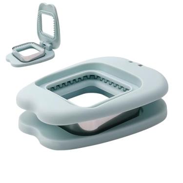 Imagem de Sanduicheira, cortadora e seladora de sanduíches | Moldes para bolos Ferramentas de bolso para prensas de biscoitos,Molde de torrada antiaderente para sanduíche, prensa de pão para crianças, meninos e