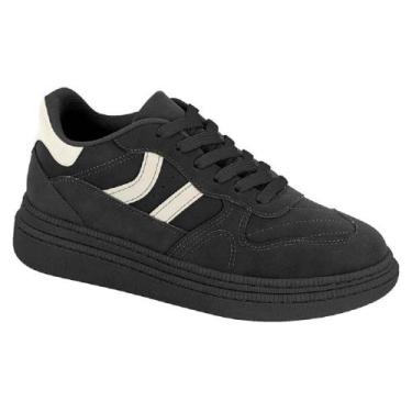 Imagem de Tenis moleca casual ref 5816.101.29464 feminino, 38, Preto, Branco