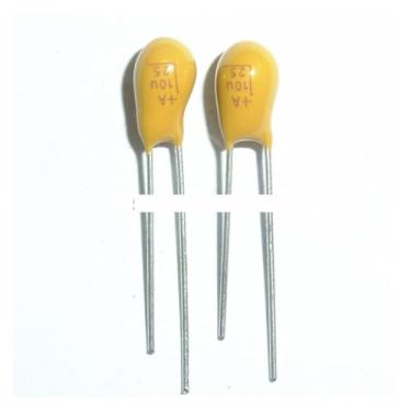 Imagem de 50 peças Capacitor de tântalo 10uF 25V 25V10uF DIP Radial OROAOBOMT