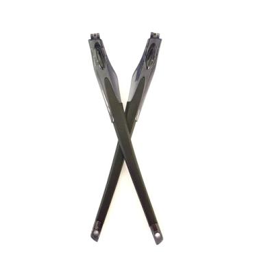 Imagem de Locitudde Pewter Temple Arms Legs Replacement For Oakley Crosslink OX8027 OX8029 OX8030 Armação de óculos 1 par, Preto, 140mm