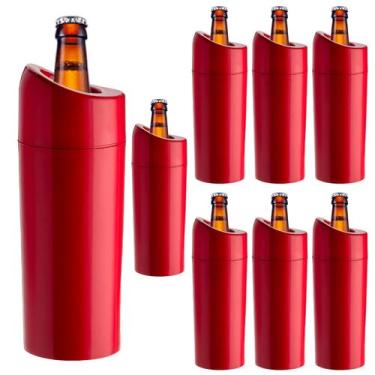 Imagem de Porta Garrafa Litrão 8pçs Camisinha Litrão Cervagela Térmico - NEOPLAS