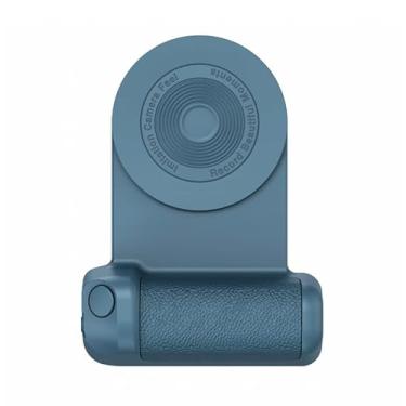 Imagem de Tomvorks Punho de Câmera, Suporte Magnético de Telefone para Gravação de Vídeo, Com Suporte de Carregamento Sem Fio, para Assistir TV ou Viajar, Compatível Com Cabo USB, Design Giratório, (Azul)