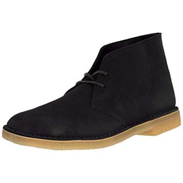 Imagem de Clarks Bota masculina Desert Chukka, Camurça preta, 40