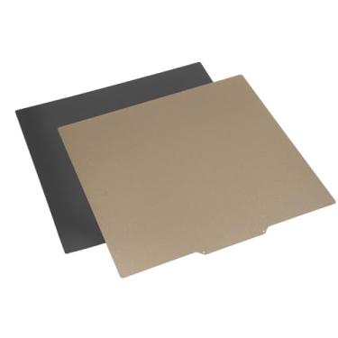 Imagem de AUNMAS Plataforma de Impressora 3D, Cama Aquecida Flexível Magnética Dupla Face de Folha PEI 340x360mm para Vários Tipos de Filamento