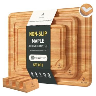 Imagem de Tábua de cortar, tábua de cortar madeira, tábua de charcutaria, dupla face, tábua de servir, cozinha, essencial, casa, aquecedora, anfitriã, presente bandeja de servir para Natal, berinjela, roxo