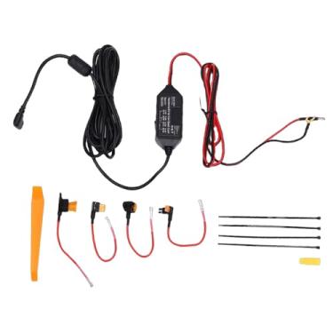 Imagem de Jectse Kit de Fiação Dashcam, Modo de Estacionamento 24 Horas por Dia, 7 Dias por Semana Com Proteção Inteligente de Tensão, Display de Bateria Em Tempo Real, Cabo de Alimentação USB C