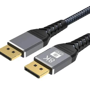 Imagem de Cabo Trançado Displayport 8k/60hz 4k/144hz 2 Metros - Storm
