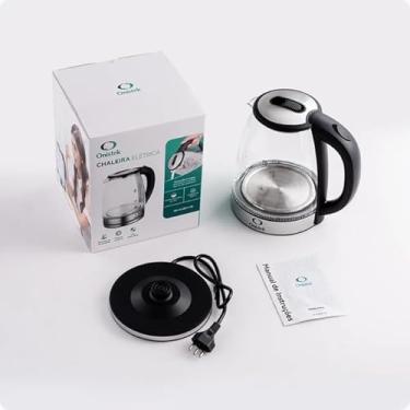 Imagem de Chaleira Jarra Bule Elétrica Transparente Vidro Temperad