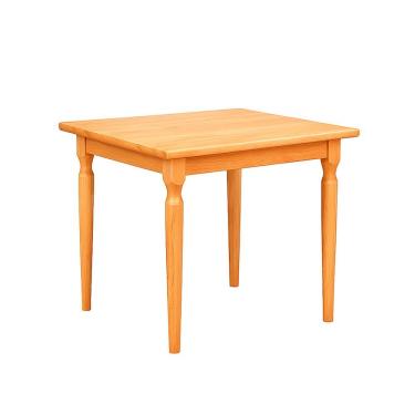 Imagem de Mesa Quadrada údine Em Madeira Natural Acetinado 80x80x76cm Piratini