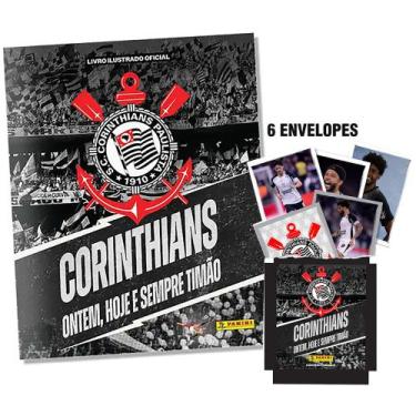 Imagem de Album de Figurinhas Corinthians 115 ANos + 30 Cromos CORINTHIANS ontem