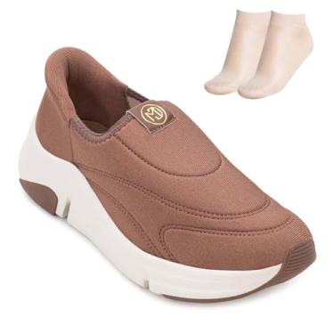 Imagem de Tênis Modare Ultraconforto Slip On (Avelã, BR, Adulto, Numérico, 38)