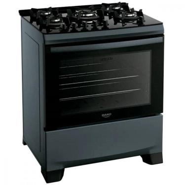 Imagem de Fogão Dako 5 Bocas Supreme TC Timer Glass Titanium - Bivolt