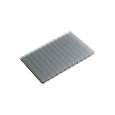 Imagem de Chapa De Policarbonato Alveolar Cinza Refletivo 10mm - 2,10m X 6,00m - Importado