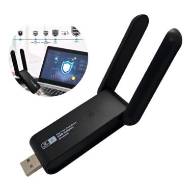 Imagem de UAX11D Adaptador USB WiFi 6 Dual Band 1300Mbps, Bluetooth 5.4, 2.4G/5G, MU-MIMO, Sem Driver, Modelo UAX11D